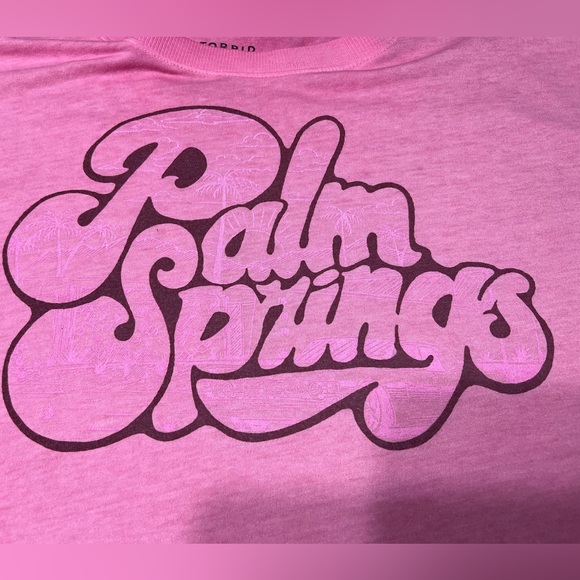 Palm Springs Plus Size Torrid Shirt 4X - Picture 2 of 5